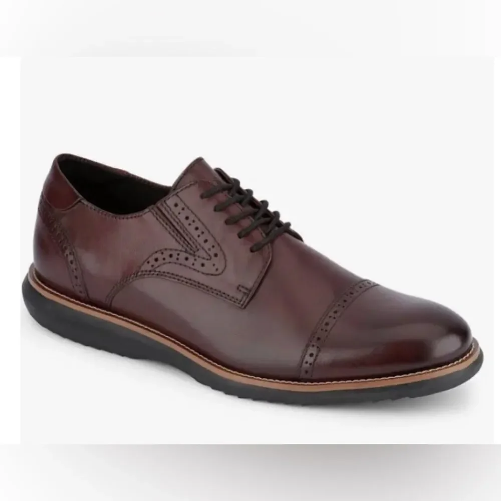 Dockers Men’s Beecham Leather Oxford Shoes Size 10.